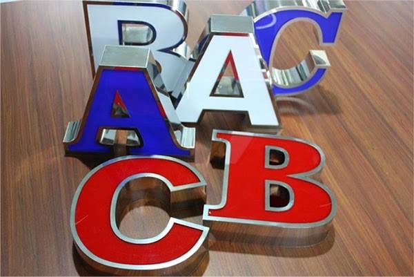 Gia công chữ Inox